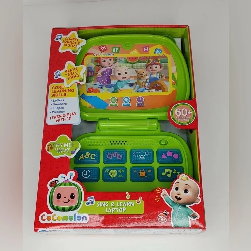 Cocomelon Sing and Learn Laptop Toy for Kids
